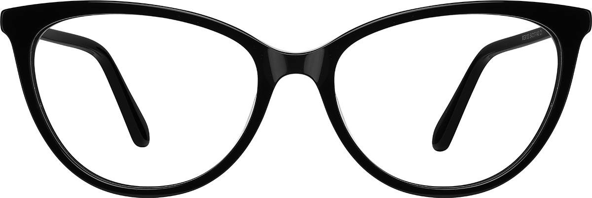 Black Cat-Eye Glasses