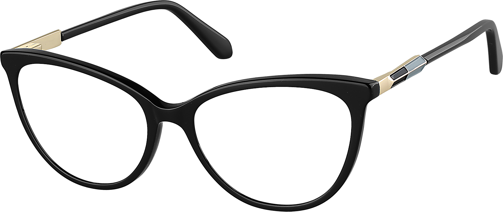 Black Cat-Eye Glasses #7831821 | Zenni Optical