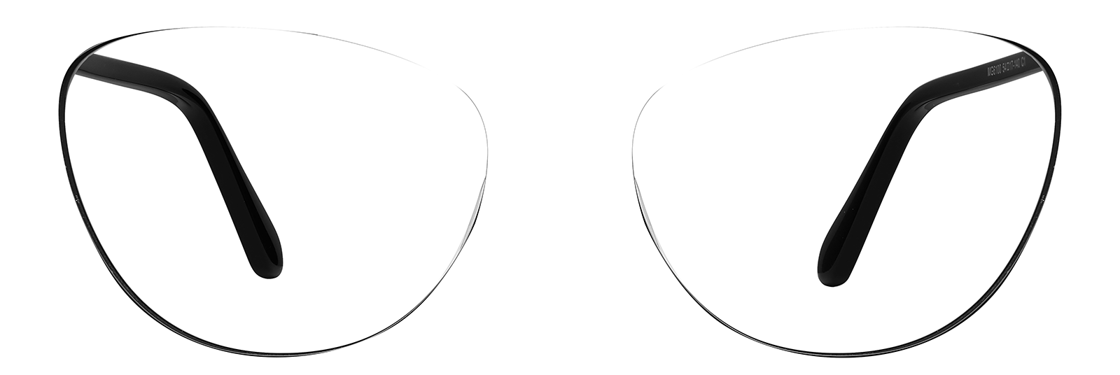 Black Cat-Eye Glasses #7831821 | Zenni Optical