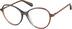Round Glasses 7832315 in Brown