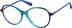 Round Glasses 7832316 in Blue