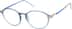 Round Glasses 7832616 in Blue