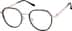 Round Glasses 7832821 in Black