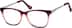 Square Glasses 783318 in Red