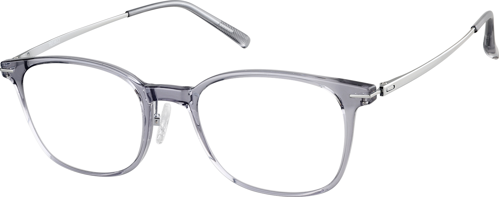 Gray Square Glasses #7833612 | Zenni Optical