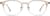 Front view of Square Glasses 7833615 in Brown thumbnail