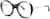 Angle view of Premium Round Glasses 7833921 in Black thumbnail