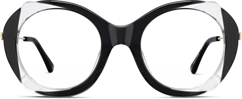 Black Premium Round Glasses