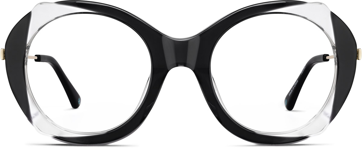 Black Premium Round Glasses