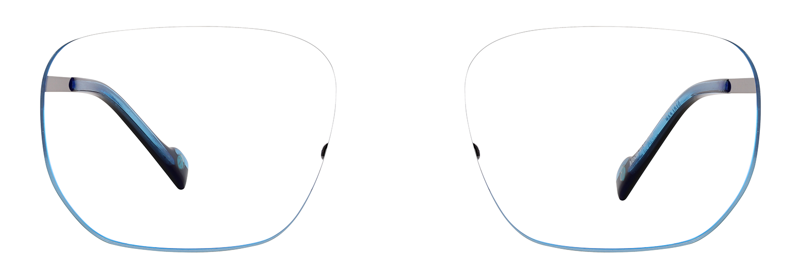 Blue The Visionary Glasses #7834016 | Zenni Optical