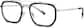 Angle view of The Visionary Glasses 7834021 in Black thumbnail