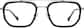 Front view of The Visionary Glasses 7834021 in Black thumbnail