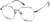 Angle view of Square Glasses 7834123 in Clear thumbnail