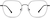 Front view of Square Glasses 7834123 in Clear thumbnail