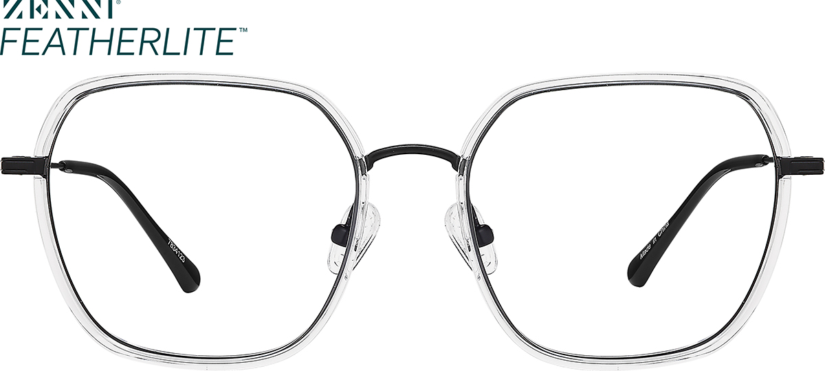 Clear Geometric Glasses