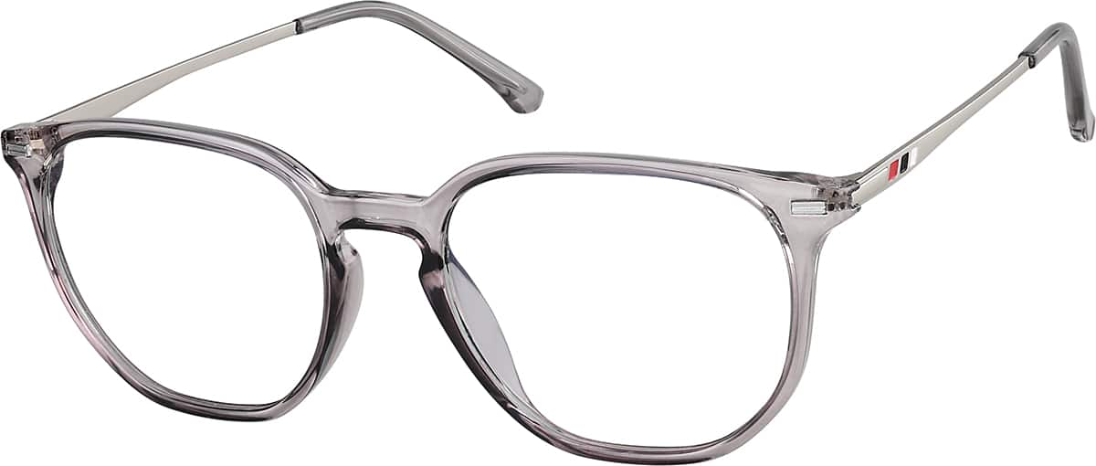 Angle view of Square Glasses 7834612 in Gray