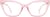 Front view of Cat-Eye Glasses 7835119 in Pink thumbnail