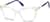 Angle view of Cat-Eye Glasses 7835123 in Clear thumbnail