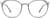 Front view of Round Glasses 7835212 in Gray thumbnail