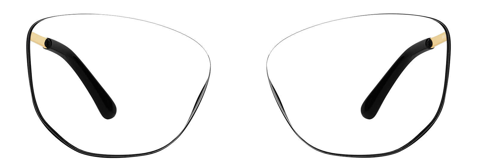 CAT★ Black Cat-Eye Glasses #7835421 | Zenni Optical