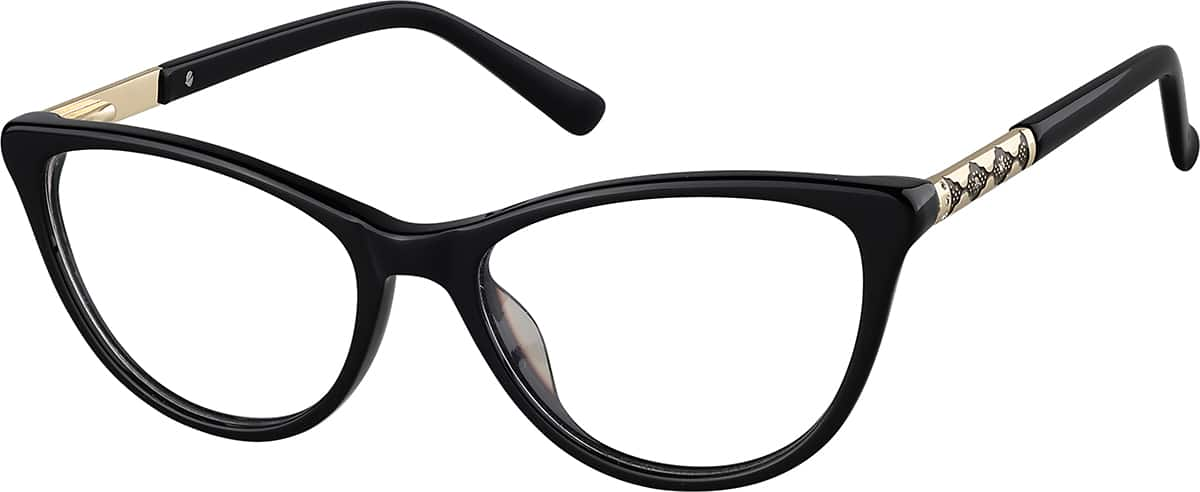 Black Cat Eye Glasses 7835521 Zenni Optical Canada