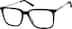 Rectangle Glasses 7836021 in Black