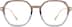 Geometric Glasses 7837515 in Brown