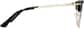Side view of Browline Glasses 7837621 in Black thumbnail