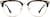 Front view of Cat-Eye Glasses 7837625 in Tortoiseshell/Gold thumbnail