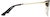 Side view of Cat-Eye Glasses 7837625 in Tortoiseshell/Gold thumbnail