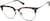 Angle view of Cat-Eye Glasses 7837635 in Tortoiseshell/Gray thumbnail