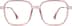 Square Glasses 7837719 in Pink