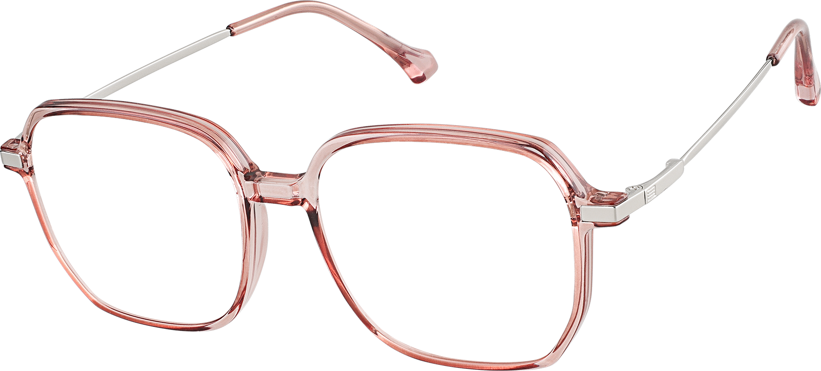 【KIMHEKIM】Mini Rose Square Glasses 7837719-eyeglasses-angle-view.
