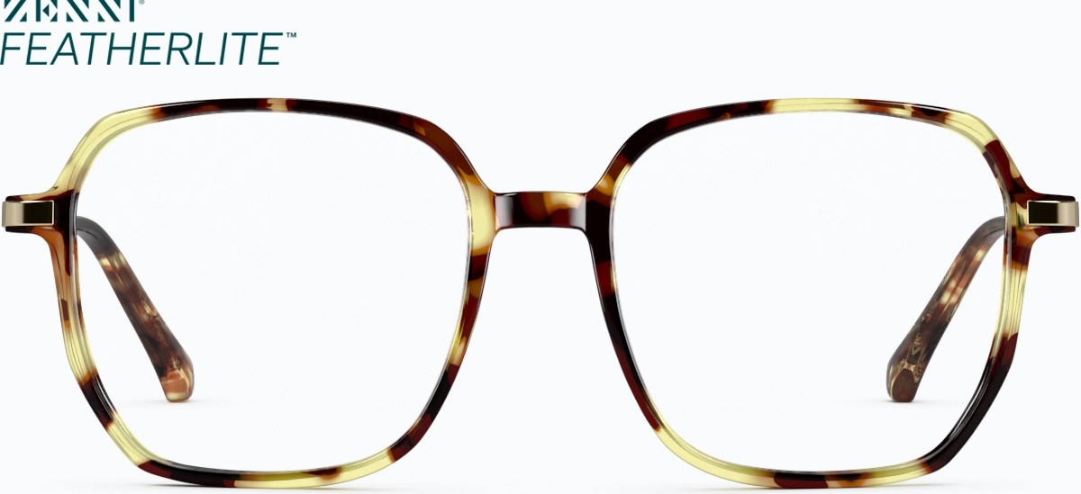 Front view of Square Glasses 7837725 in Tortoiseshell thumbnail