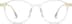 Square Glasses 7837823 in Clear
