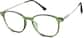 Angle view of Round Glasses 7837824 in Green thumbnail
