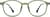 Front view of Square Glasses 7837824 in Green thumbnail