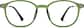 Front view of Round Glasses 7837824 in Green thumbnail