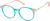 Angle view of Kids' Round Glasses 7837916 in Blue thumbnail