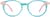 Front view of Kids' Round Glasses 7837916 in Blue thumbnail