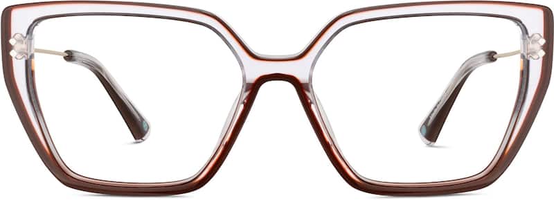 Brown Premium Cat-Eye Glasses