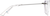 Side view of Premium Cat-Eye Glasses 7838030 in White thumbnail