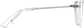 Side view of Premium Cat-Eye Glasses 7838030 in White thumbnail