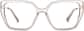 Front view of Premium Cat-Eye Glasses 7838033 in Cream thumbnail