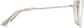 Side view of Premium Cat-Eye Glasses 7838033 in Cream thumbnail