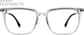 Front view of Open Road Glasses 7838115 in Clear/Brown thumbnail