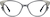 Front view of Premium Cat-Eye Glasses 7838212 in Gray thumbnail