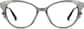 Front view of Premium Cat-Eye Glasses 7838212 in Gray thumbnail