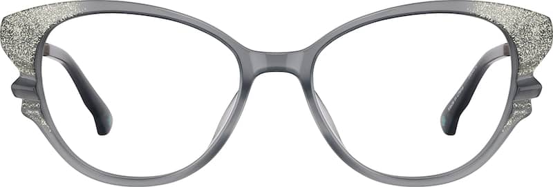 Gray Premium Cat-Eye Glasses