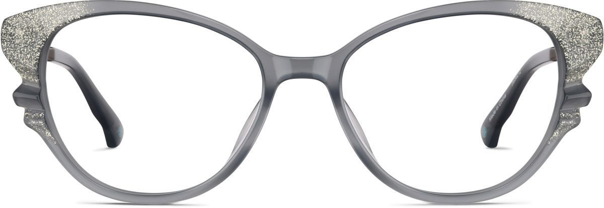 Gray Premium Cat-Eye Glasses